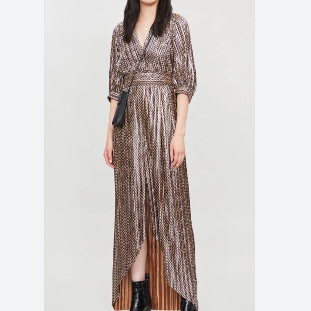 Ba&Sh Gold Dress